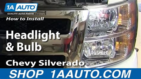 silverado headlight bulb